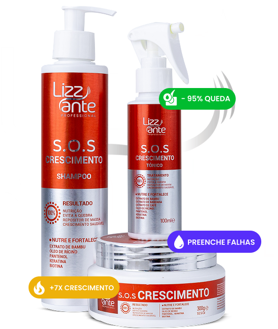 Kit S.O.S Crescimento Lizzante